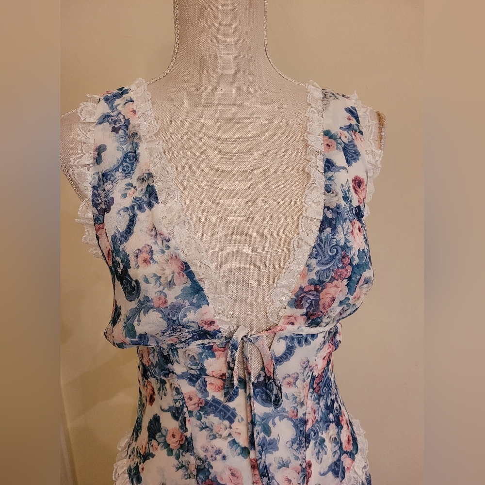 For Love & Lemons Floral Audrey Maxi Dress - Picture 6 of 9
